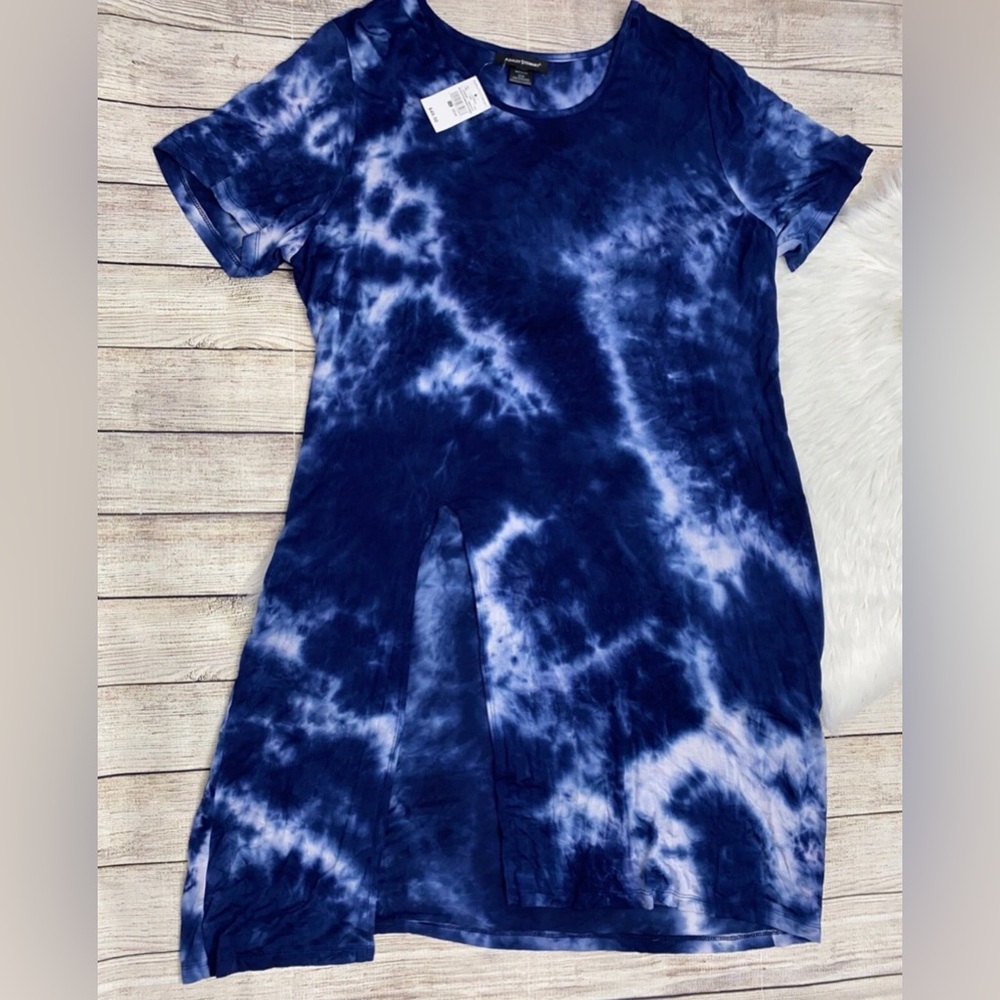 NWT Ashley Stewart tie dye dress top tunic size 22/24